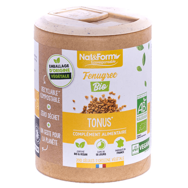 Écoresponsable Fenugrec Bio 200 gélules