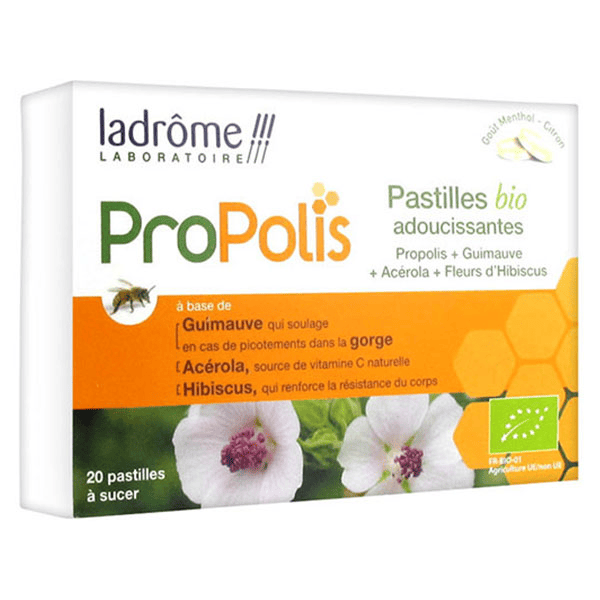 Propolis Pastilles Adoucissantes Bio 20 pastilles