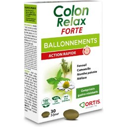 Colon Relax Forte Ballonnements 30 Comprimés