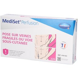 Mediset Perfusion Pose SUR Veines Fragiles OU Voie Sous-Cutanée - Set de pose de perfusion