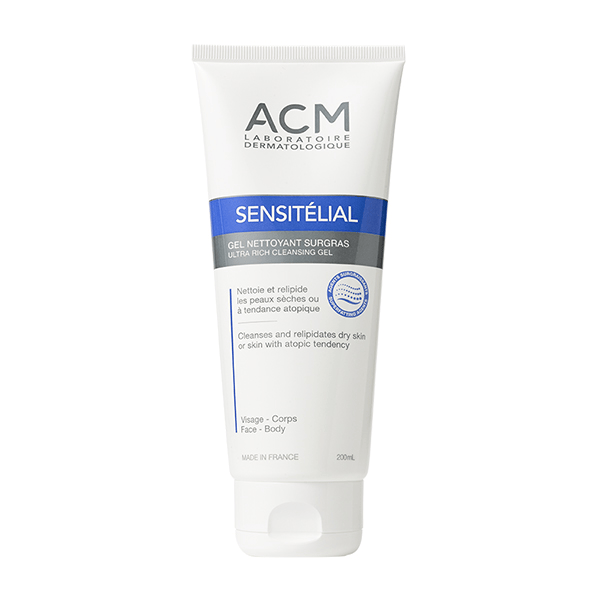 Sensitélial Gel Nettoyant Surgras 200ml