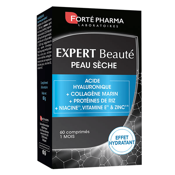 Expert Beauté Peau Sèche Sensible Vitamine B3 Zinc 60 comprimés