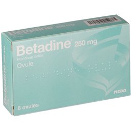 Bétadine - 250mg - Ovule - Infection vaginale - 8 Ovules