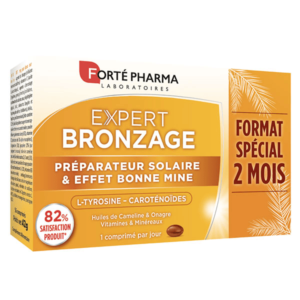 Expert Bronzage Préparateur solaire Vitamine C E 56 comprimés