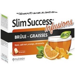 Slim Success Brûleur Graisse Infusion Bio 20 Sachets