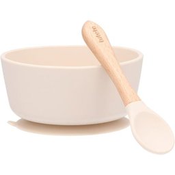 Kit Bol avec Ventouse + Cuillère Ivoire