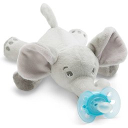 Snuggle Éléphant Avec Sucette Ultra Soft 0-6 Mois Scf348/13