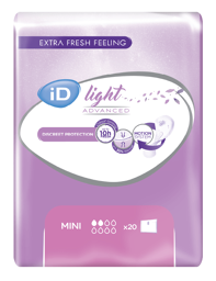 iD Discreet Light Pads Mini - 24 paquets de 20 protections