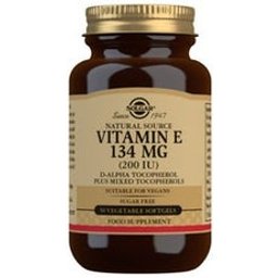 Vitamine E 134mg 200 Ui 50 gélules Végétales