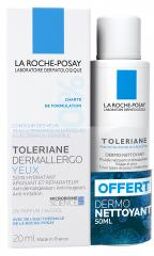 Tolériane Dermallergo Yeux 20 ml + Dermo-Nettoyant 50 ml Offert - Lot 2 produits