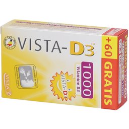 Vista-D3™ 1000 + 60 Smelttabletten Gratis Duo