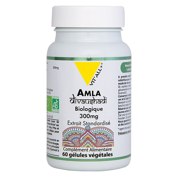 AMLA BIO 300mg Extrait Standardisé 60 gélules végétales