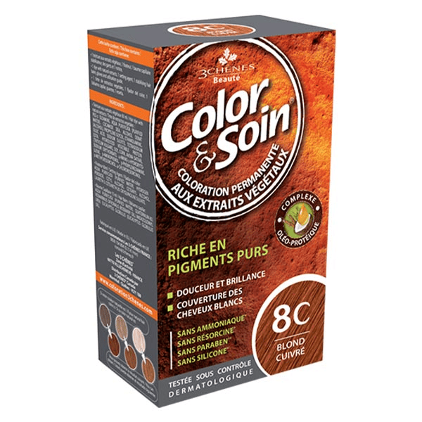 Color & Soin Coloration Permanente N°8C Blond Cuivré