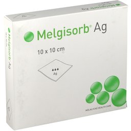 Melgisorb® Ag Pansements alginate antimicrobiens 10 x 10 cm