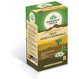 Inde biologique Tulsi miel camomille 25 pièces