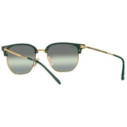 New Clubmaster 0Rb4416 Green On Gold 1ut