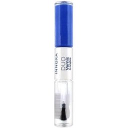 Vernis · Ongles Duo Bleu Et Top Coat