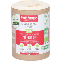 Nat&Form Ginkgo biloba Cyprès Bio en gélules