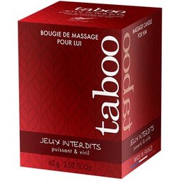 Taboo Bougie Massage Lui Jeux Interdits Lichen Sauvage 60g