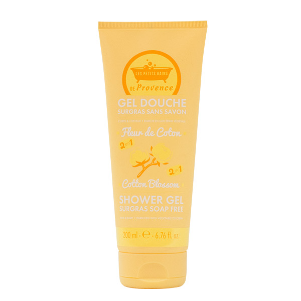 Gel Douche Surgras sans savon Fleur de Coton 200ml
