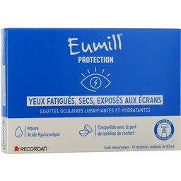 Protection Yeux Fatigués Secs Exposés aux Écrans 10x0.5 ml