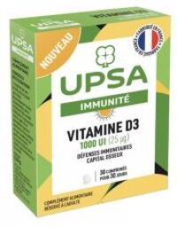 Vitamine D3 1000 Ui (25 ?g) Comprimés - Boîte 30 comprimés