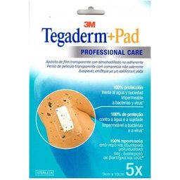 Tegaderm + Pad pansement transparent 9x10cm 5uds 5uds