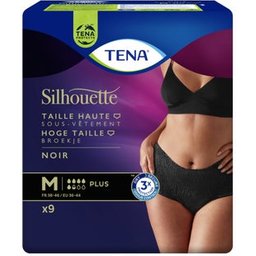 Tena Silhouette Plus Noir Med X9