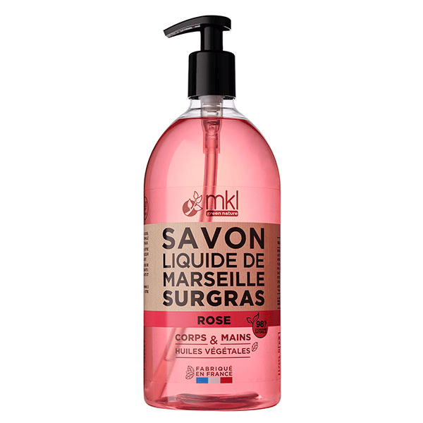Savon Liquide de Marseille Rose de Damas 1L