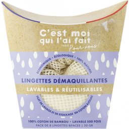 Lingettes démaquillantes lavables et réutilisables