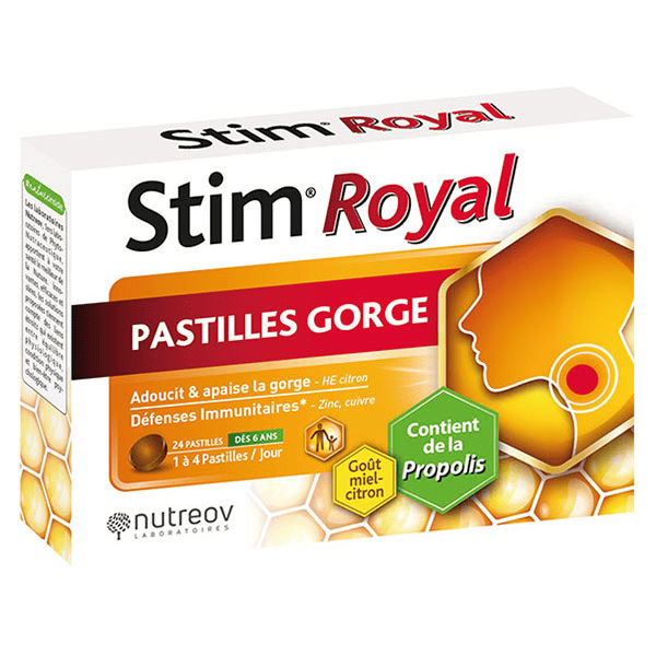Physcience Stim Royal Pastilles Gorges 24 unités