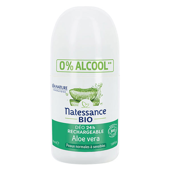 Déodorant Bio Rechargeable 24h Aloe Vera Roll-On 50ml