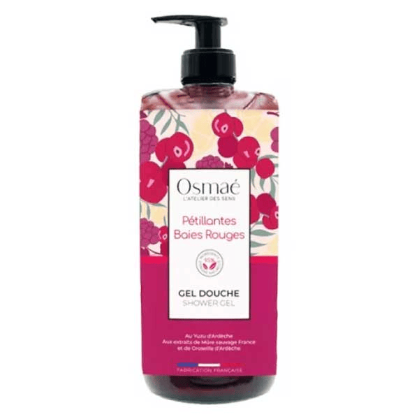 Gel Douche Surgras Pétillantes Baies Rouges 1L