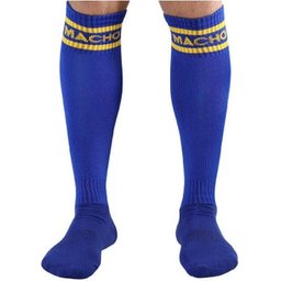 Chaussette Long Taille Unique Bleu 1 Paire