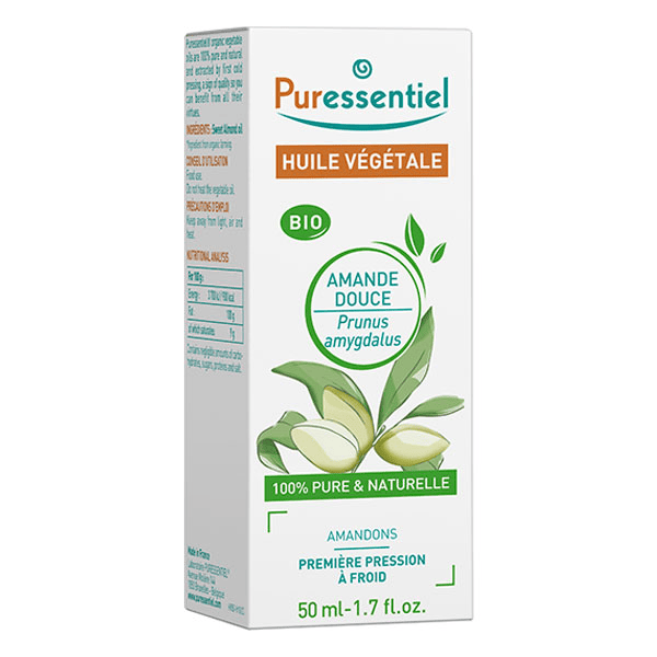 Huile Végétale Amande Douce Bio 50ml