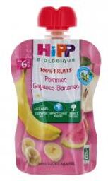 100% Fruits Gourde Pommes Goyaves Bananes dès 6 Mois Bio 90 g - Gourde 90 g