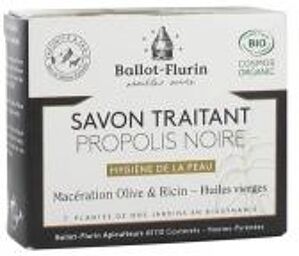 Savon Traitant à la Propolis Noire Bio 100 g - Boîte 100 g