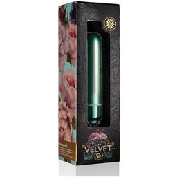 Touch Of Velvet Vibrating Bullet Aqua Lily 1pc