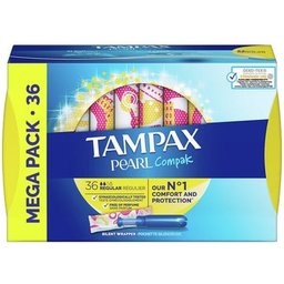 Pearl Compak Tampon Régulier 36uts