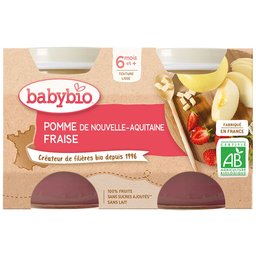 Pomme DE Nouvelle-Aquitaine & Fraise dès 6 mois