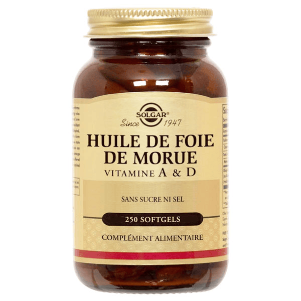 Huile de foie de Morue 250 Softgels
