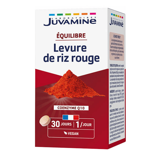 Cholestérol Levure de Riz Rouge 30 comprimés