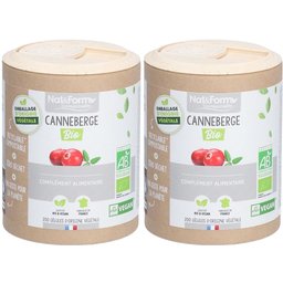 Nat&Form Canneberge Bio en gélules 200 gélules