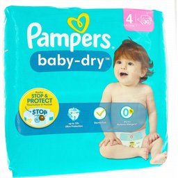 Baby Dry 12H Couches Taille 4 36uts