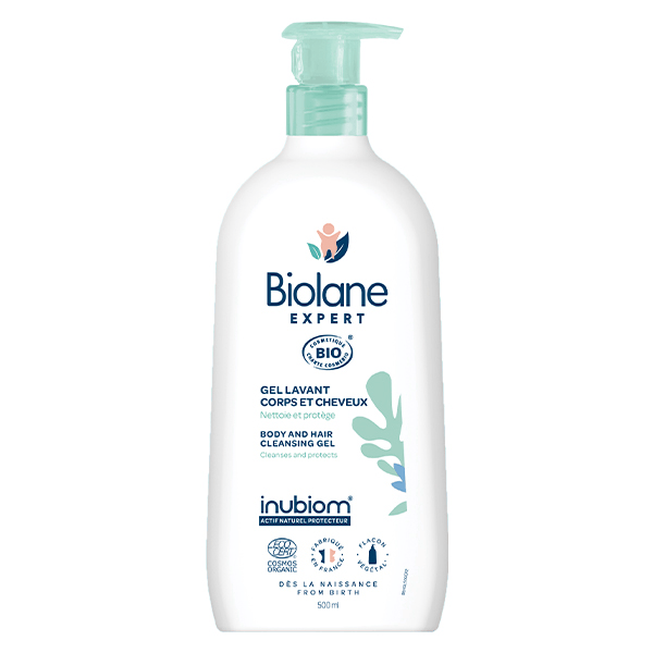 Gel lavant Corps et Cheveux Bio Peaux Sensibles 500ml
