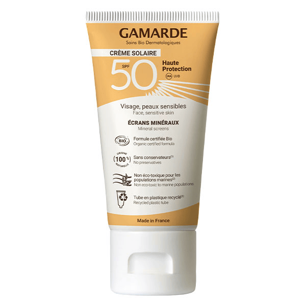 Solaires Crème solaire visage SPF50 Bio - 40ml