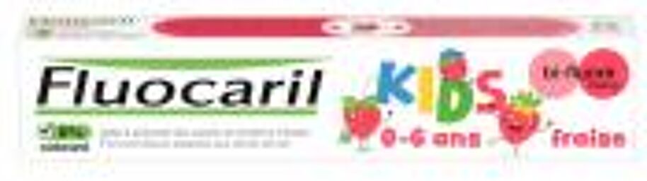 Kids Dentifrice Bi-Fluoré 0/6 Ans Fraise 75 ML - Tube 75 ml