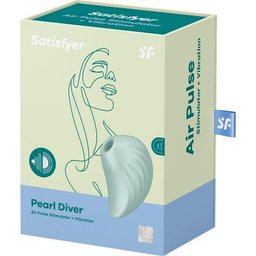 Pearl Diver Stimulateur Vibrante Vert 1ut