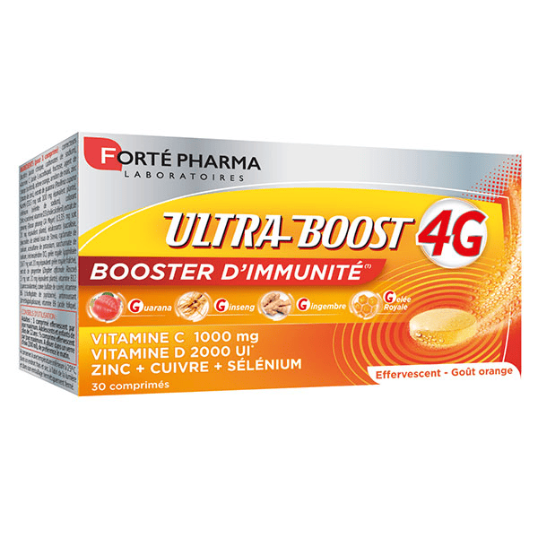 UltraBoost 4G Booster Immunité 30 comprimés effervescents
