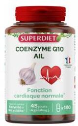 Coenzyme Q10 + Ail - 180 Gélules - Pot 180 gélules